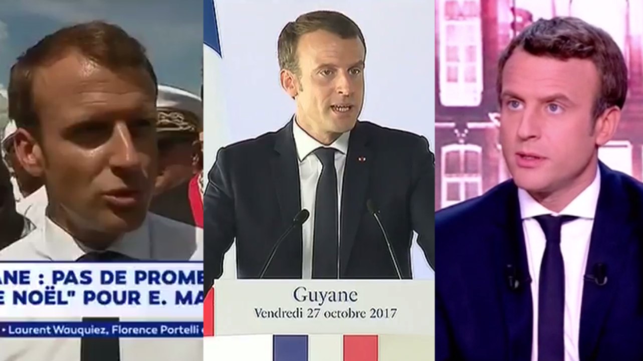 Macron n'est "pas le père Noël" (ce n'est pas faute de le répéter)