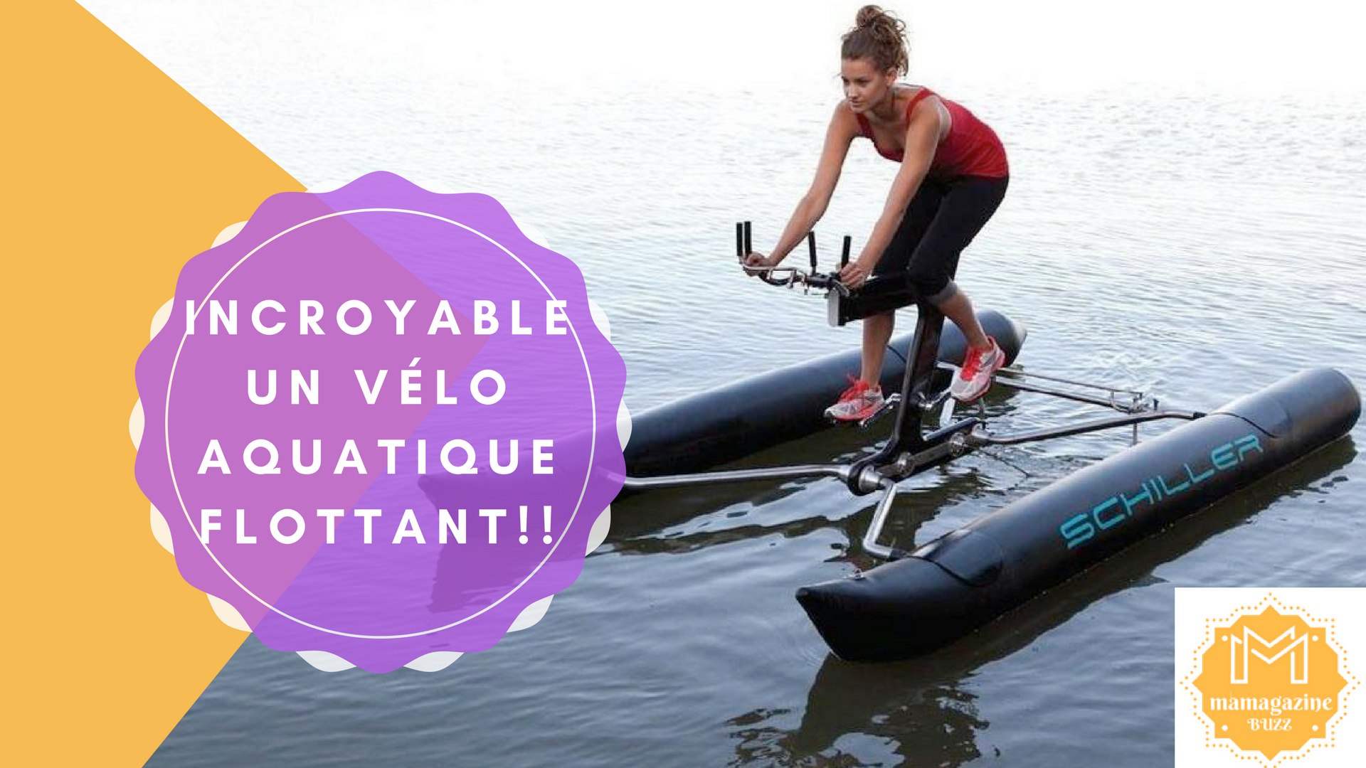 Incroyable..Un vélo aquatique flottant! - Vidéo Dailymotion