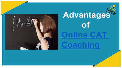 Advantages of Online CAT Coaching