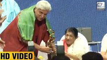 Javed Akhtar To Be Honored With Hridaynath Mangeshkar Award