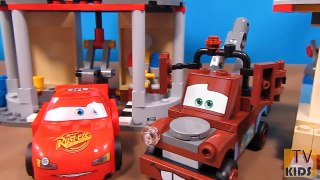 Cartoon about Cars Lego. Lightning McQueen Fillmore Mater Flo SallyFlo's V8 Cafe (8487)-qMjCSYH5C68