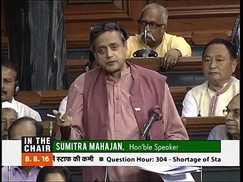 Dr. Shashi Tharoor MP's question on shortage of staff in the Archaeological Survey of India