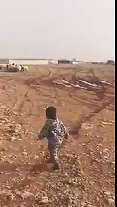Punjabi munda facing dog