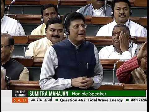 Dr. Shashi Tharoor MP's question on Tidal Wave Energy