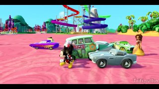 Мультик игра для детей Мышонок Микки, Минни Маус и Тачки Машинки Дисней на русском Disney cars