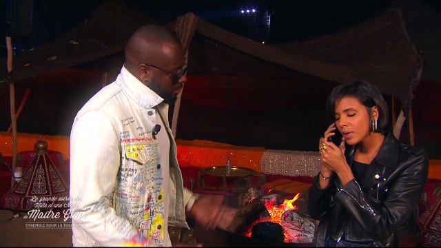 Maître Gims se moque de sa façon de chanter face à Shy'm pour Les 1001 Nuits