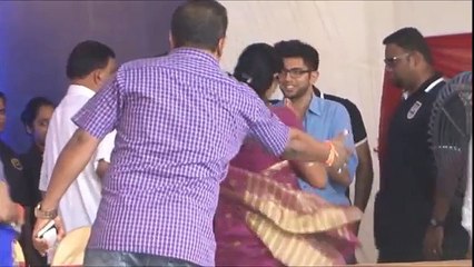174.Ranbir Kapoor at Dahi Handi Celebrations with Aditya Thackeray