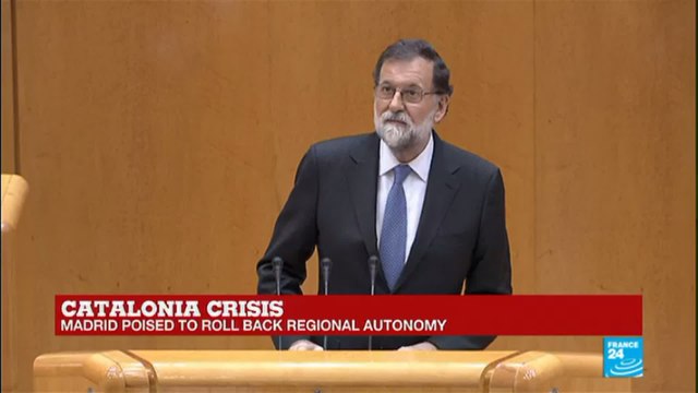 Catalonia Referendum: watch Spain PM Mariano Rajoy''s address to the Senate