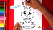 How to Draw an Easter Bunny - Easy Drawings Step by Step
