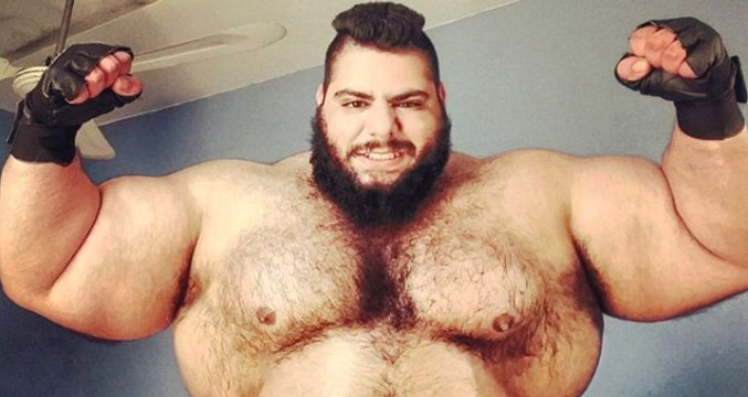 İranlı Hulk Lakaplı Sporcu: Suriye'de Savaşmaya Hazırım
