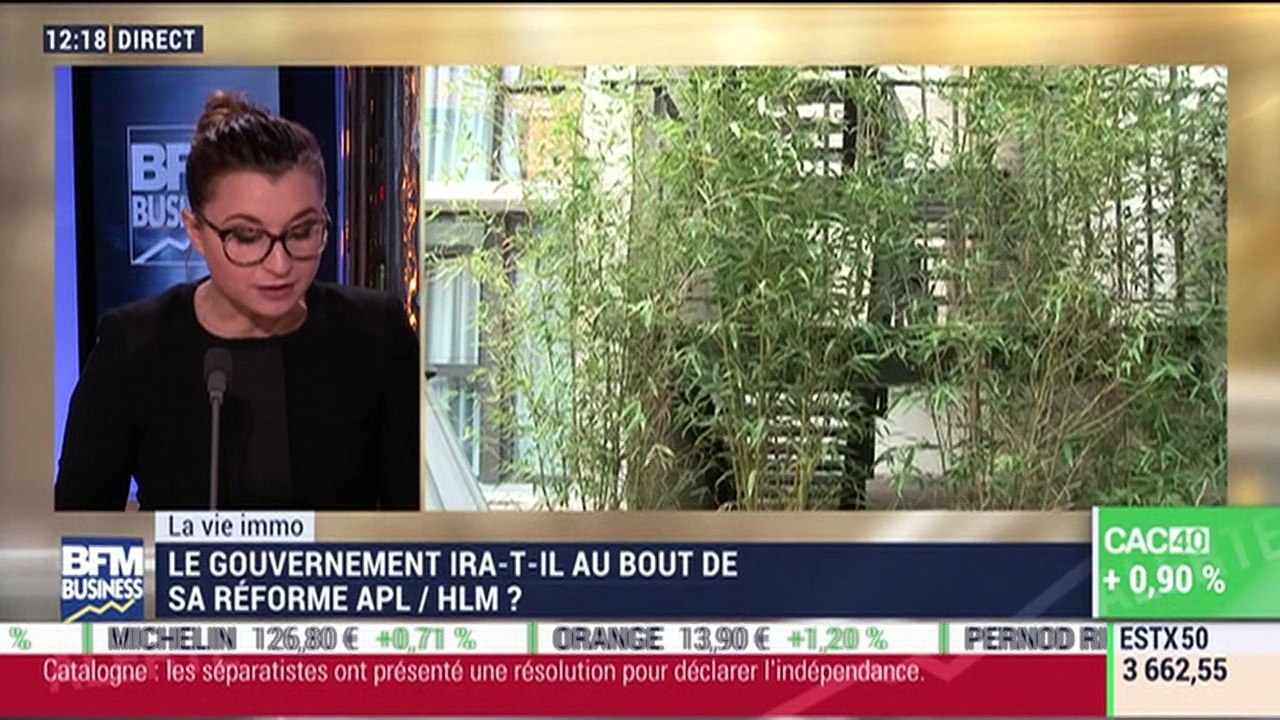 La vie immo: Le gouvernement ira-t-il au bout de sa réforme APL / HLM ? - 27/10