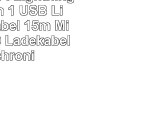 UGREEN MFI Lightning Kabel 2 in 1 USB Lightning Kabel 15m Micro USB 20 Ladekabel