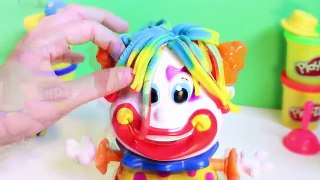 Pocoyo and Play Doh Clown Playset Playdough Funny Clown Plastilina Plasticine