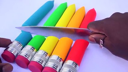 Download Video: DIY How To Make Colors Play Doh Giant Crayons Learn Colors Play Doh Mighty Toys