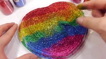 Slime Glue Glitter Water Balloons DIY Learn Colors Slime Clay Toys