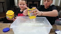 GIANT EDIBLE BUTTER SLIME! (DIY 100  LBS BUTTER SLIME)