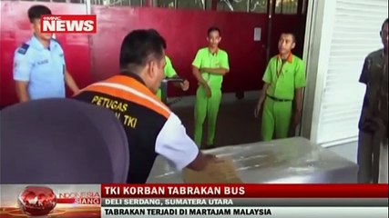 TKI Korban Tabrakan Bus di Malaysia Tiba di Indonesia