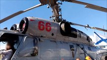A Kamov Ka-27 Helicopter Aboard the Admiral Vinogradov Destroyer