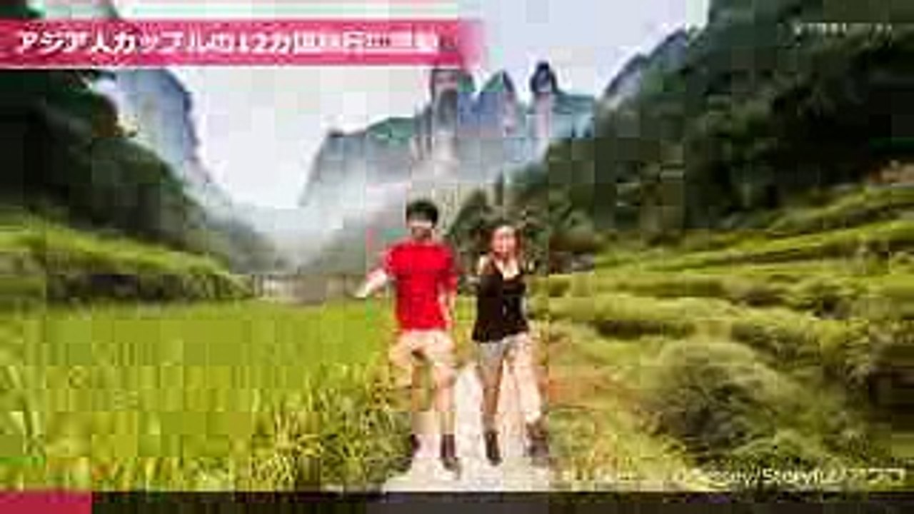 アジア人カップルの12カ国旅行に感動