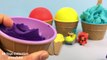 Play Doh Cupcakes Ice Cream Cups Surprise Toys Tom and Jerry Moana Octonauts Monster High