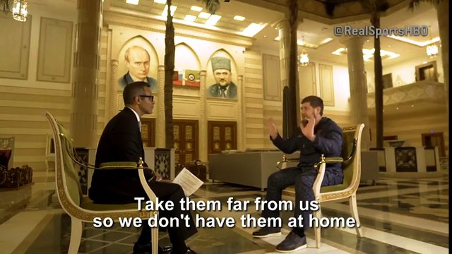 muslim leader Kadyrov - Take the Gays to Canada
