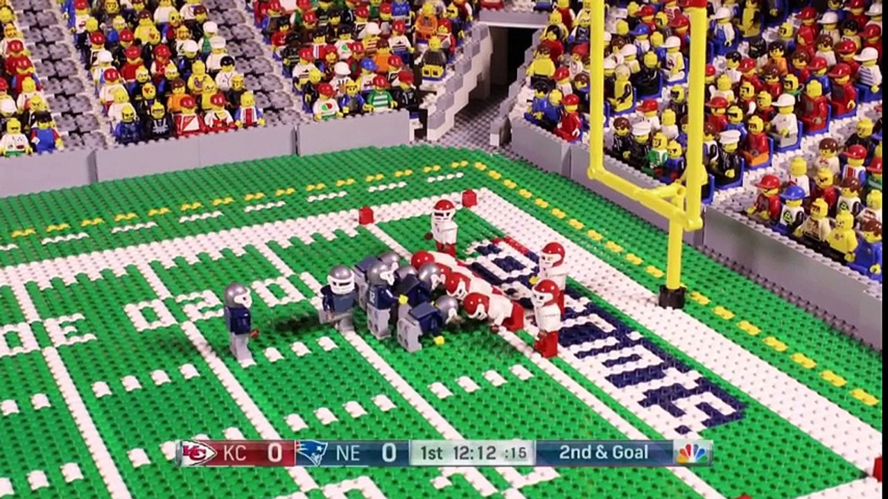 NFL Kansas City Chiefs and New England Patriots (Week 1, 2017) Lego Animation Highlights