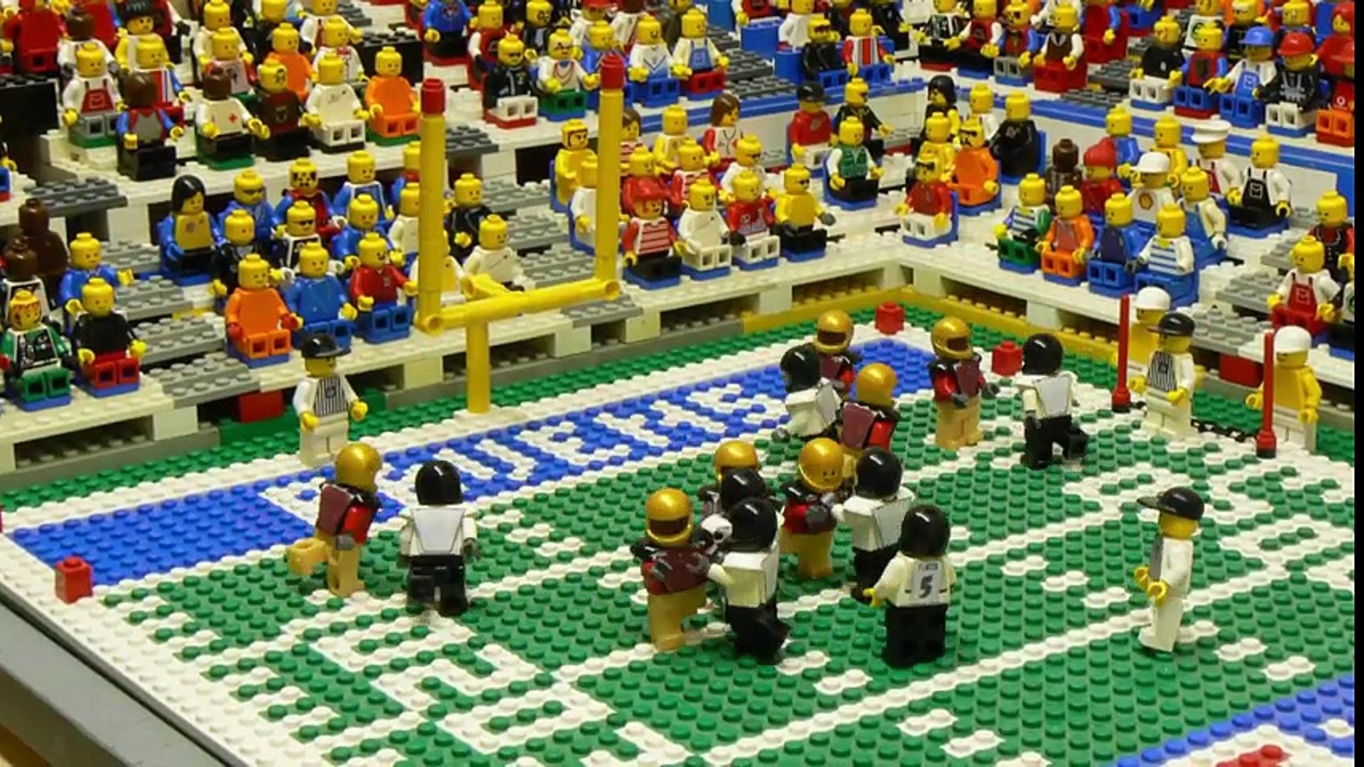 NFL Super Bowl XLVII Baltimore Ravens vs. San Francisco 49ers Lego Game -  Dailymotion Video