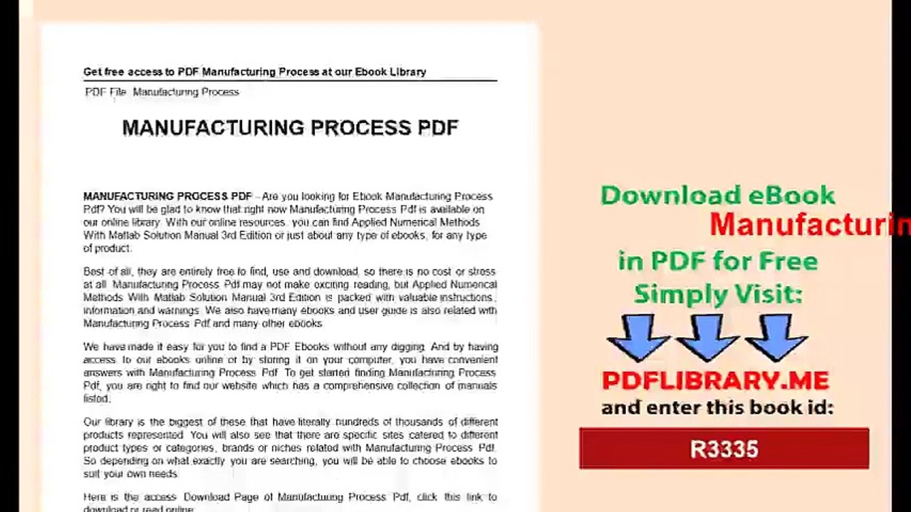Manufacturing Process
