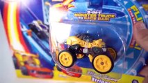 BLAZE AND THE MONSTER MACHINES FLIP AND RACE SPEEDWAY TRANSFORMERS TRUCK DARRINGTON STRIPES