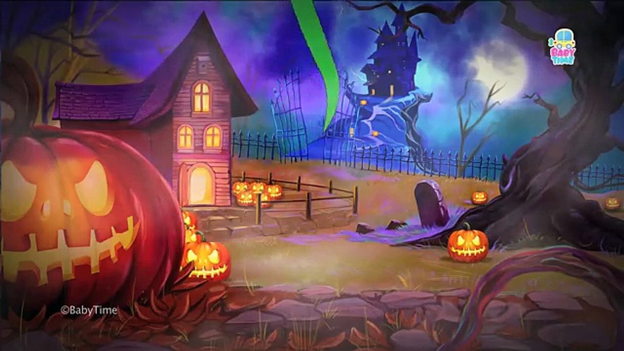 Dix enfants pour apprentissage nombres effrayant à Il vidéos Halloween |