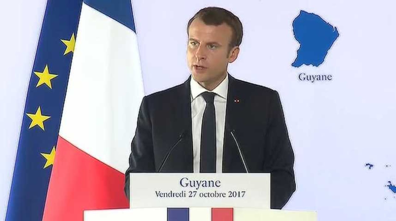 "La parole de l'Etat sera tenue" : la réponse de Macron aux Guyanais
