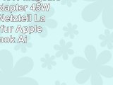 WEGEWANG 45W Magsafe 2 Power Adapter 45W Magsafe Netzteil Ladegerät T für Apple MacBook