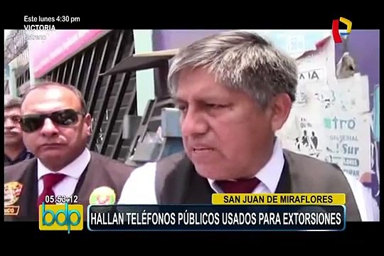 San Juan de Miraflores: PNP decomisa equipos telefónicos usados por extorsionadores