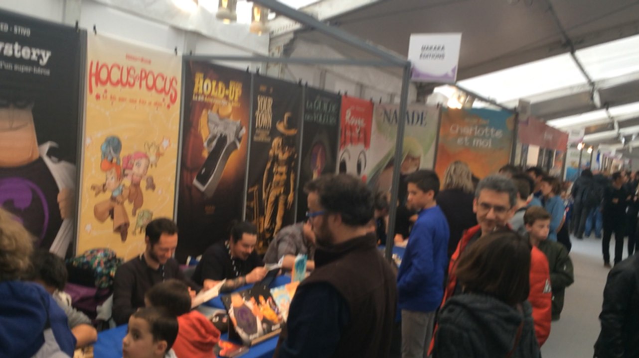 Dans les allées du festival Quai des bulles!