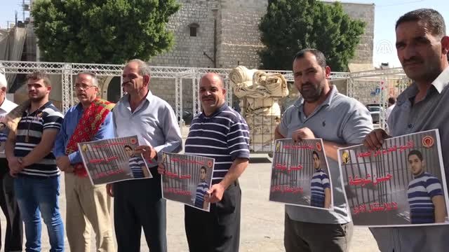 Açlık Grevindeki Filistinli Tutuklulara Destek Gösterisi