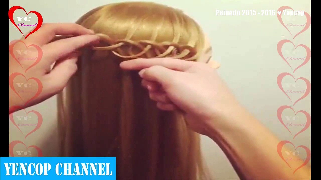 5 Peinados Faciles Y Rapidos Y Bonitos Con Trenzas (P9) | Peinado new - 2016 ♥ Yencop