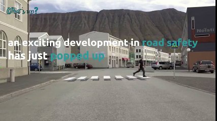 Town in Iceland Paints 3D Zebra Crosswalk To Slow Down Speeding Cars