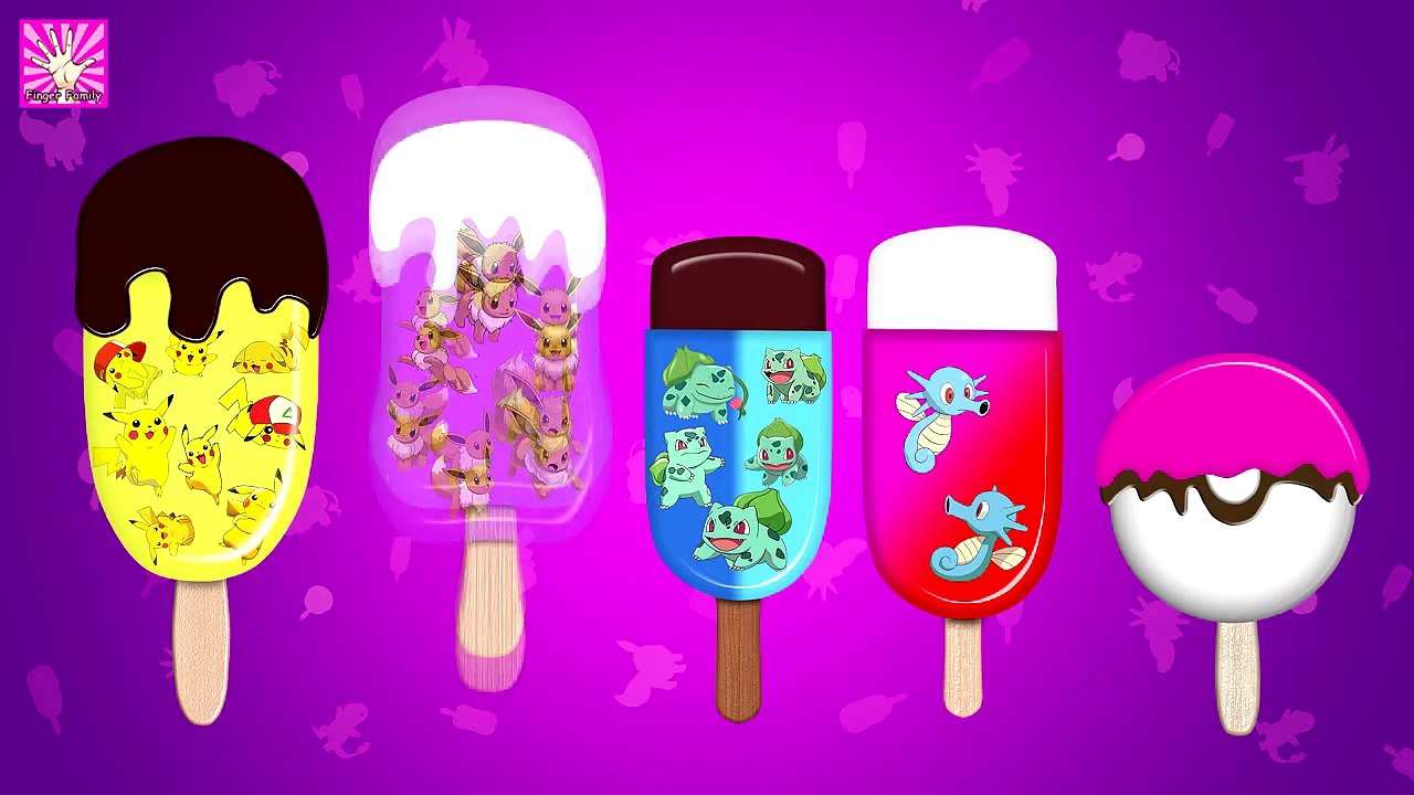 Pokemon Go ICE CREAM Finger Family Nursery Rhymes Lyrics