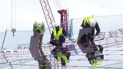 15 000 m2 de panneaux photovoltaïques dans le port de Nantes
