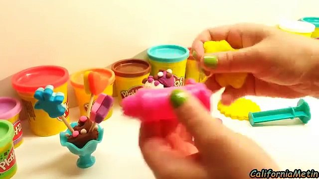 Play Doh Ice Cream Christmas Birthday Party Muffins Cake Lollipops Yule Log Confections Playdough