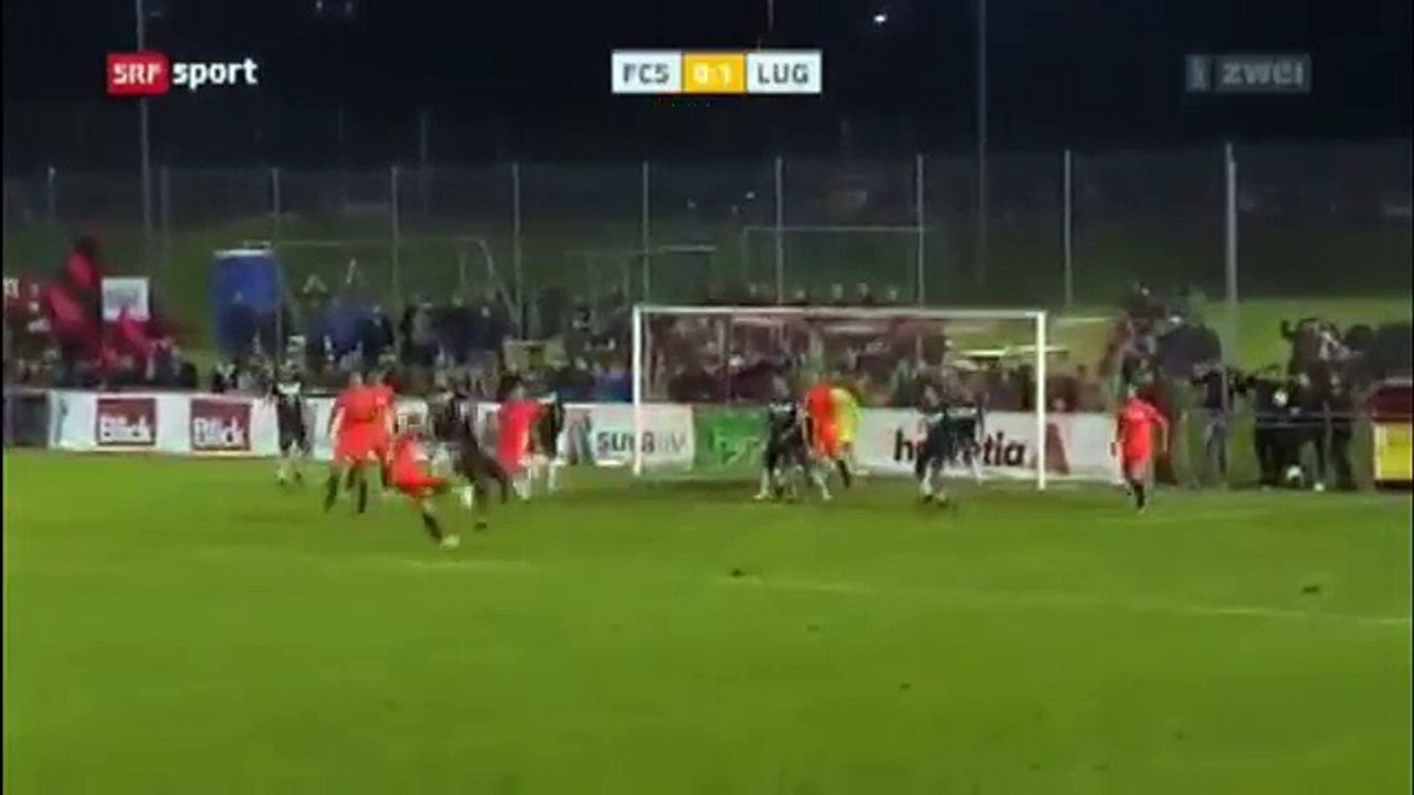 Schotz 1:1 Lugano (Swiss  Cup 26 October 2017)