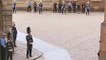 Guard passes out during royal wedding in Sweden