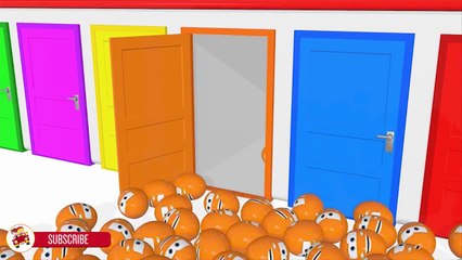 Learn Colors With Surprise Eggs and Doors - Colors Doors for Children Toddlers to Learn