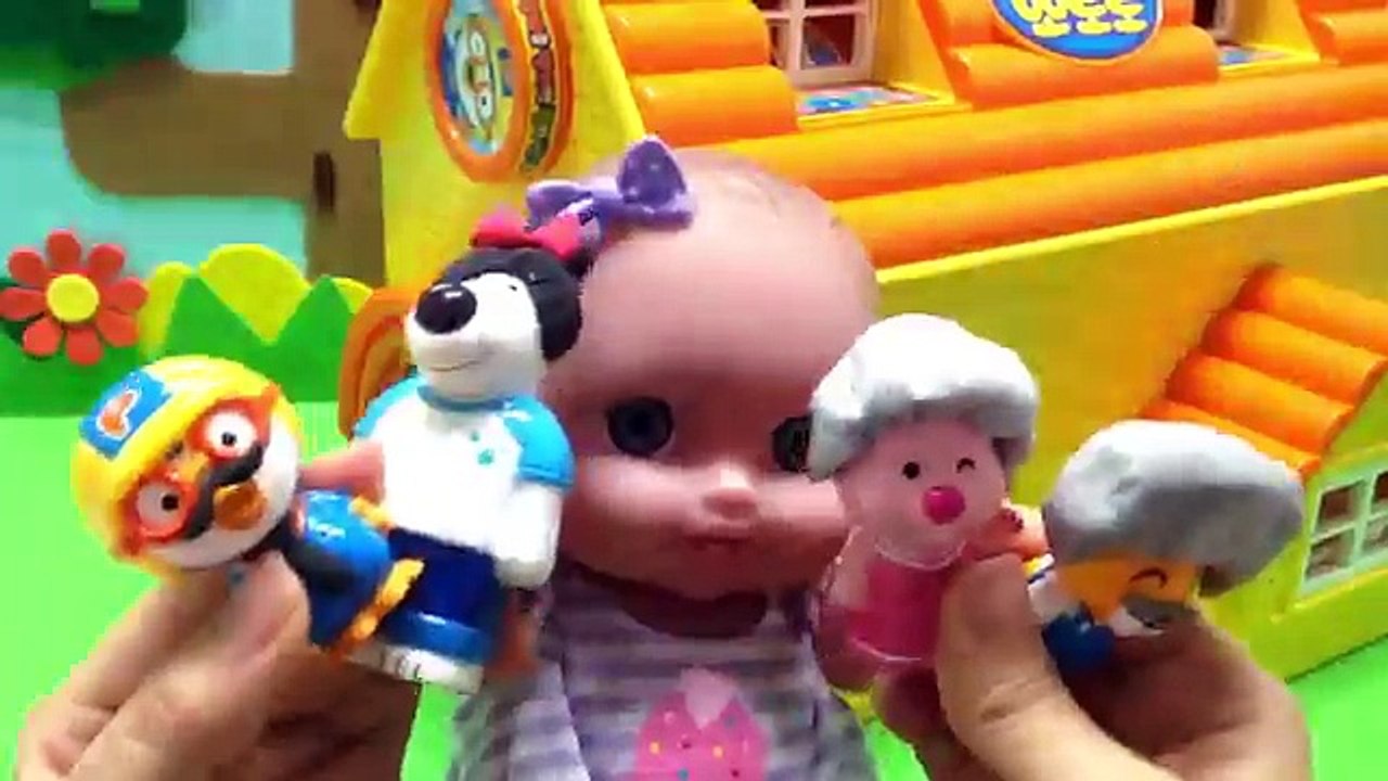 ♫포비의가족놀이☆ 상어가족노래부르기♫-뽀로로 장난감 애니 Pororo Toy Animat 보니티비보니