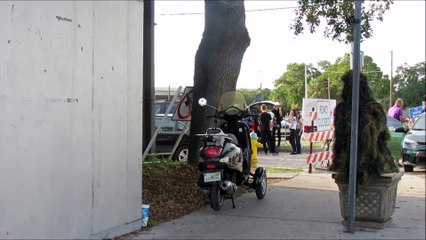 Déguisé en buisson, il fout une frousse phénoménale aux passants
