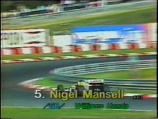 Gran Premio d'Ungheria 1987: Ritiro di Mansell