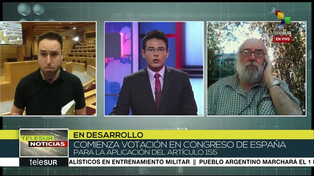 España: aprueban aplicación de artículo 155 a autoridades catalanas