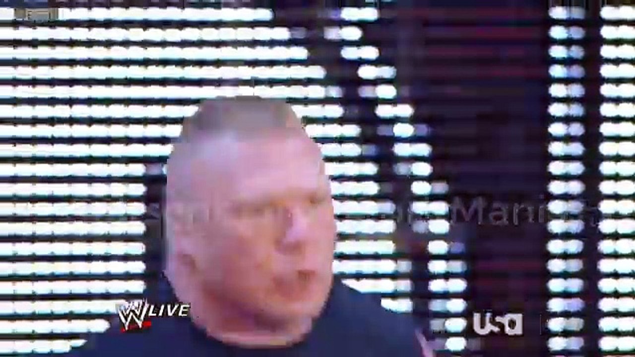 OMG Brock Lesnar Attacks Jinder Mahal and His Two Close Buddies Drew and Slater Brutally