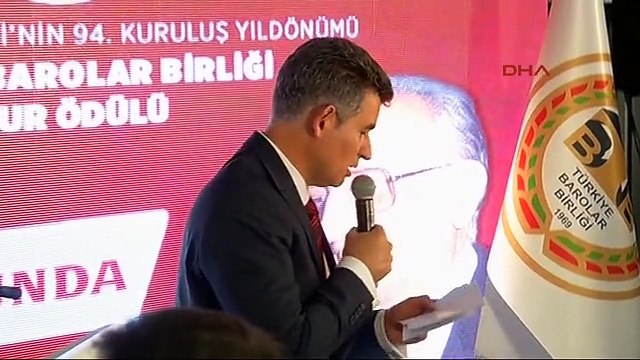 Türkiye Barolar Birliği Onur Ödülünün Avukat Hüsamettin Cindoruk'a Takdim Töreni -1