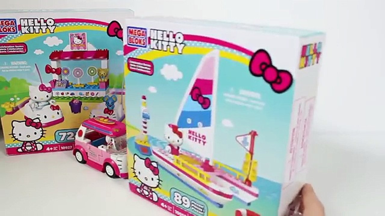 Hello Kitty Sailboat Megablocks Bateau à Voile Velero de Hello Kitty Bloks Ship ハローキティ